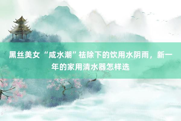 黑丝美女 “咸水潮”祛除下的饮用水阴雨，新一年的家用清水器怎样选